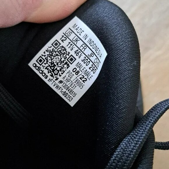 Adidas SolarGlide 6 - Color: Black/White/Grey - Size: Men 12 - Picture 9 of 10